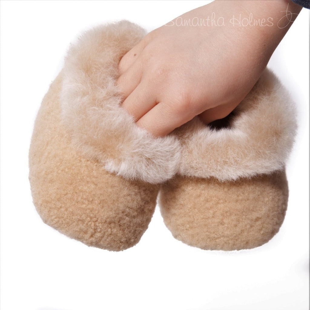 baby alpaca slippers