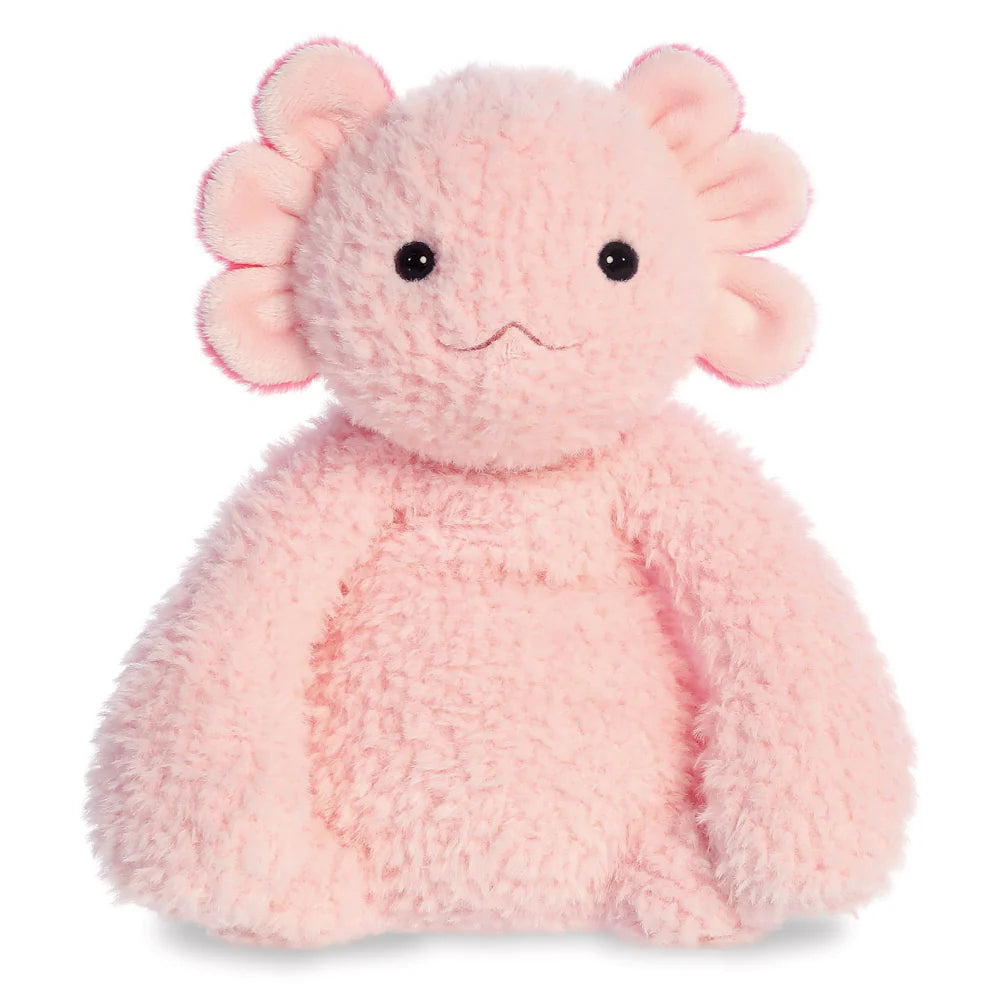 snuggly soft toy in pink