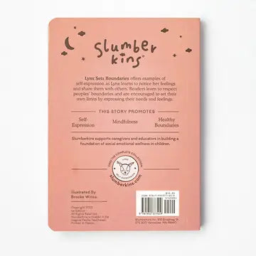Lynx's Self Expression Plush Snuggler Set  includes 2 emotional learning books