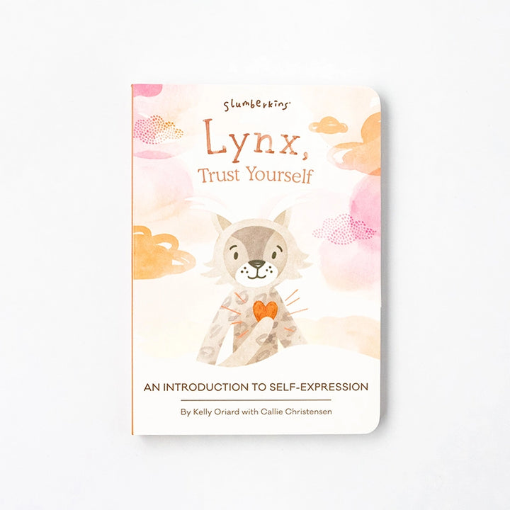 Lynx's Self Expression Plush Snuggler Set  includes 2 emotional learning books