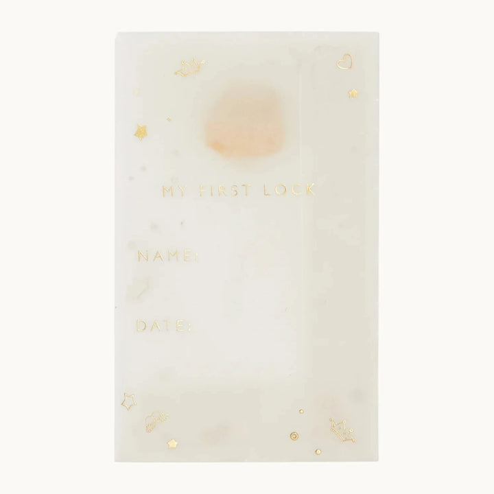 boxed luxury pear wood baby hairbrush