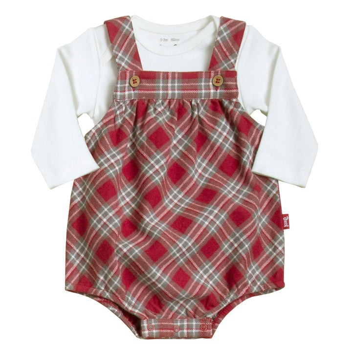 Baby Organic Bubble Romper, Baby Christmas Outfit