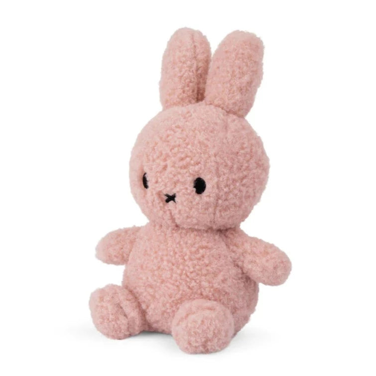 Pink soft miffy toy made form 100% recycled materials
