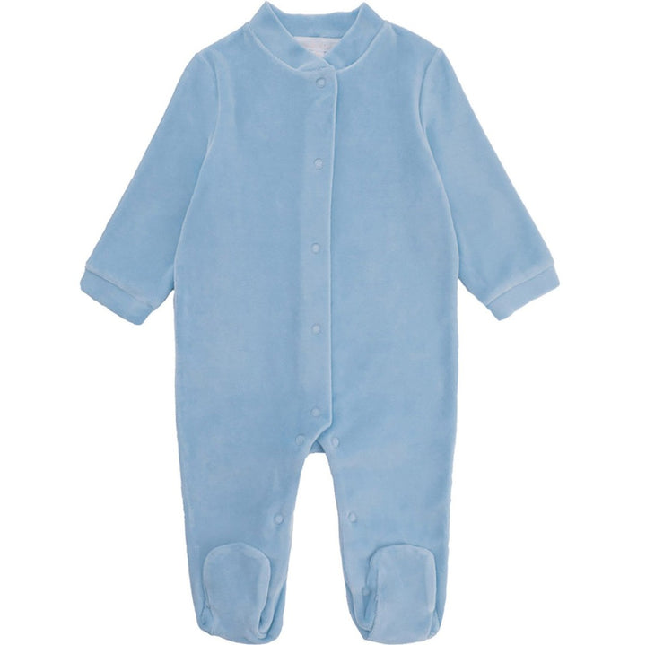Marie-Chantal Halo Gift Set In Dusty Blue , Luxury Angel Wings Sleepsuit and Bodysuit