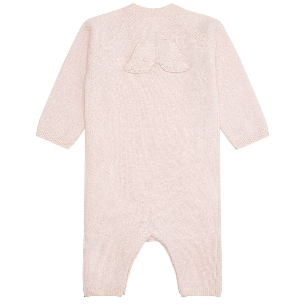 Marie-Chantal Luxury Baby Cashmere Romper, Baby Gift, Pink Ariel Cashmere Baby Romper