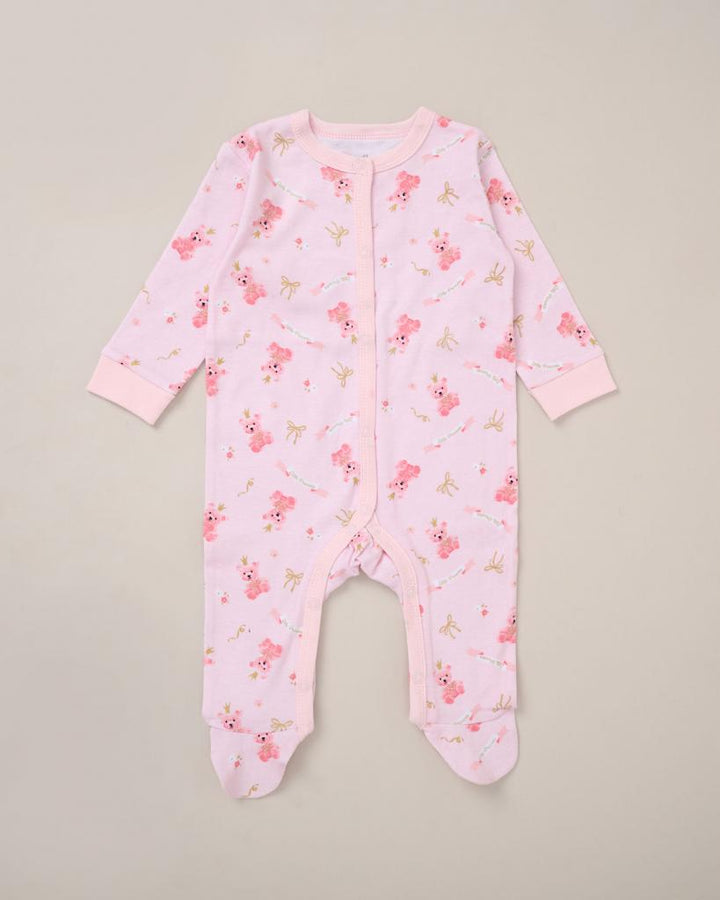 Little Princess Teddy Baby Girl Clothing Set, 5 Piece Baby Girl Layette Set