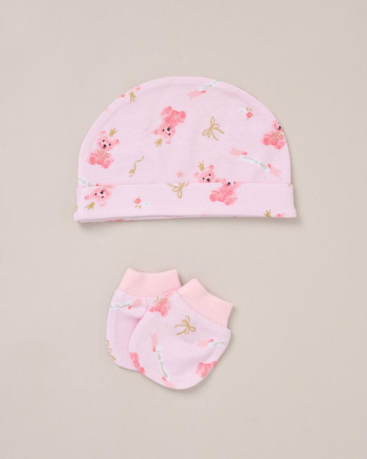 Little Princess Teddy Baby Girl Clothing Set, 5 Piece Baby Girl Layette Set