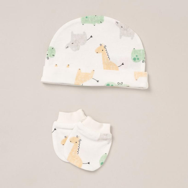 Hello Baby Set, Neutral 5 Piece Baby Layette Set