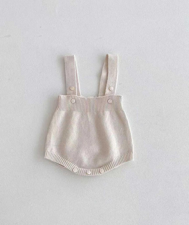 baby girl knit set in white and a sand set includes cardigan and romper