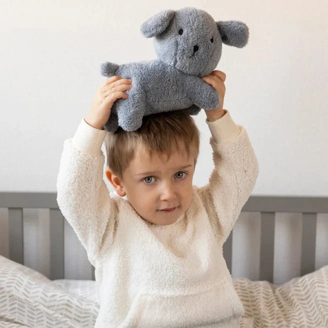 blue snuffy dog, miffy