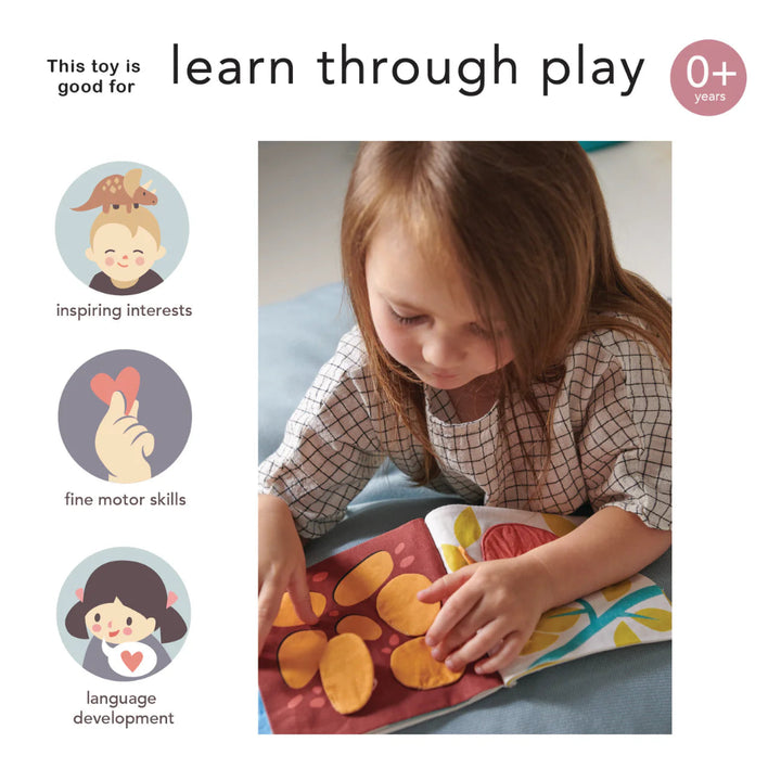 My garden soft activity baby book