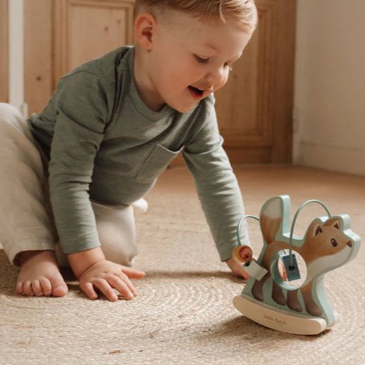 Little dutch wooden shape sorter fox toy