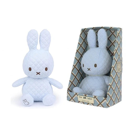 pale blue quilted miffy bonbon in a box