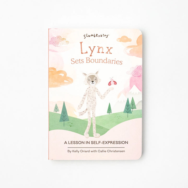 Lynx's Self Expression Plush Snuggler Set  includes 2 emotional learning books