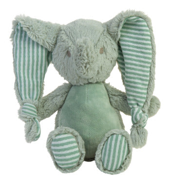 green striped soft elephant