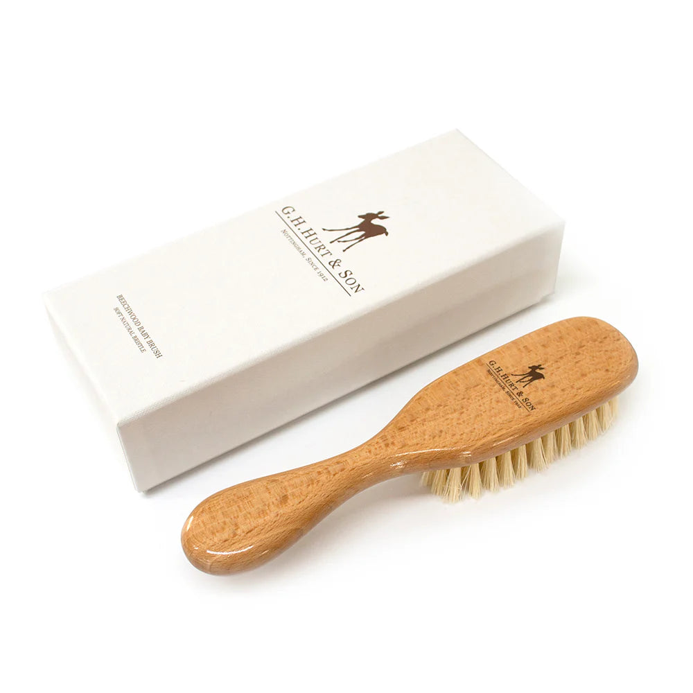 Baby Girl Hamper, Signature  Flopsy Bunny And Baby Comforter, Luxury G.H.Hurt & Son Hairbrush,