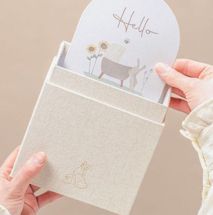 Little dutch bunny milestone cards in a box