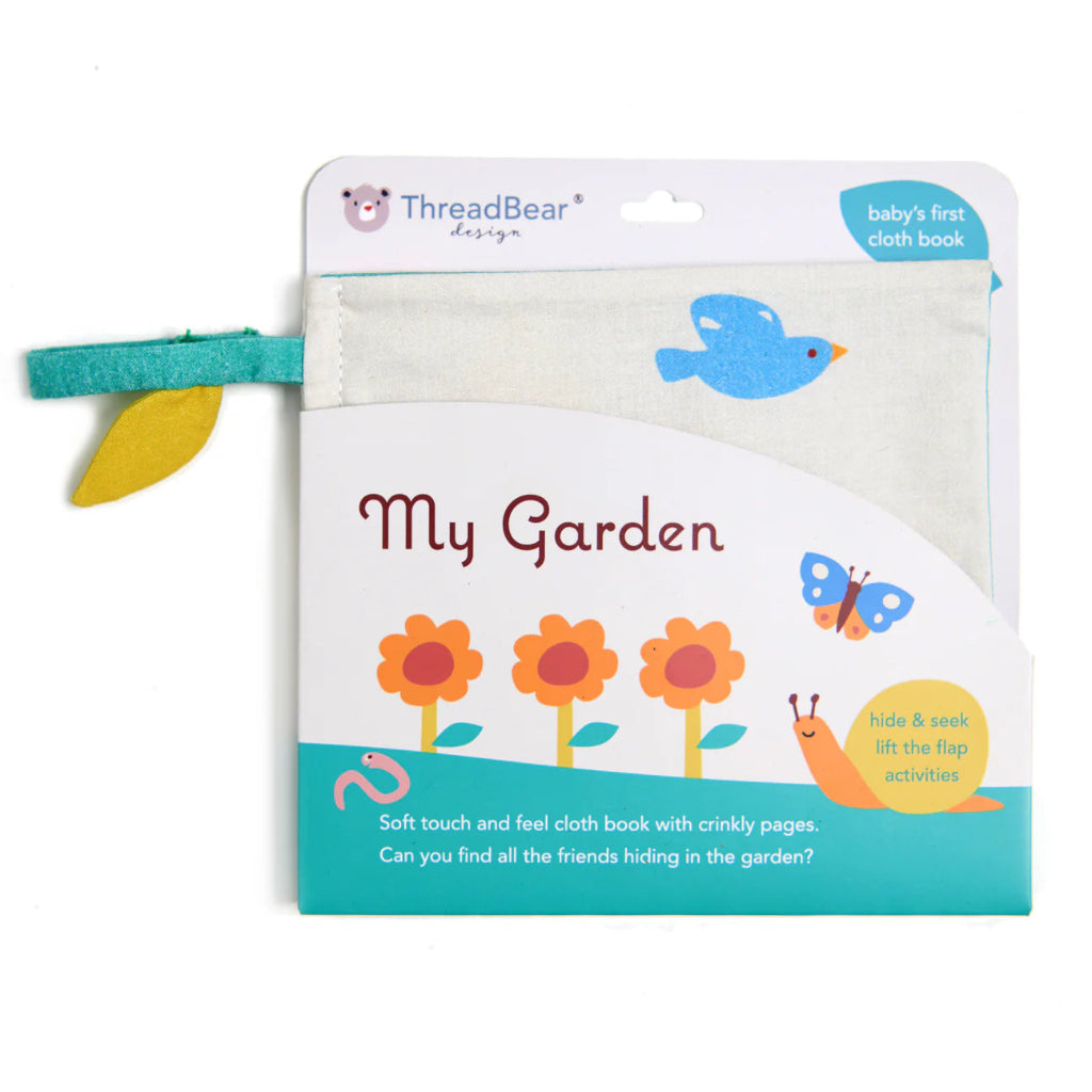 My garden soft activity baby book