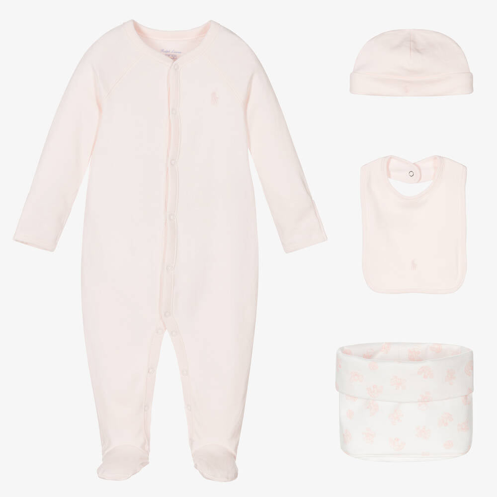 Ralph Lauren Baby Girl Organic Baby Clothing Set Roo And Little Boo