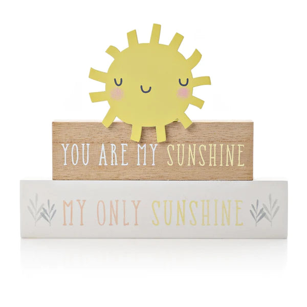 Sunshine mantel plaque You are my sunshine