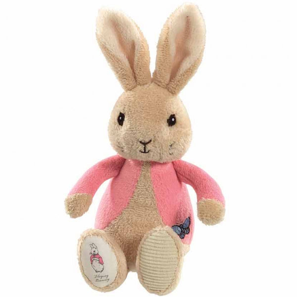 Beatrix Potter Flopsy Bunny Babys Rattle, Baby Girl Sensory Toy, Newborn Baby Gift