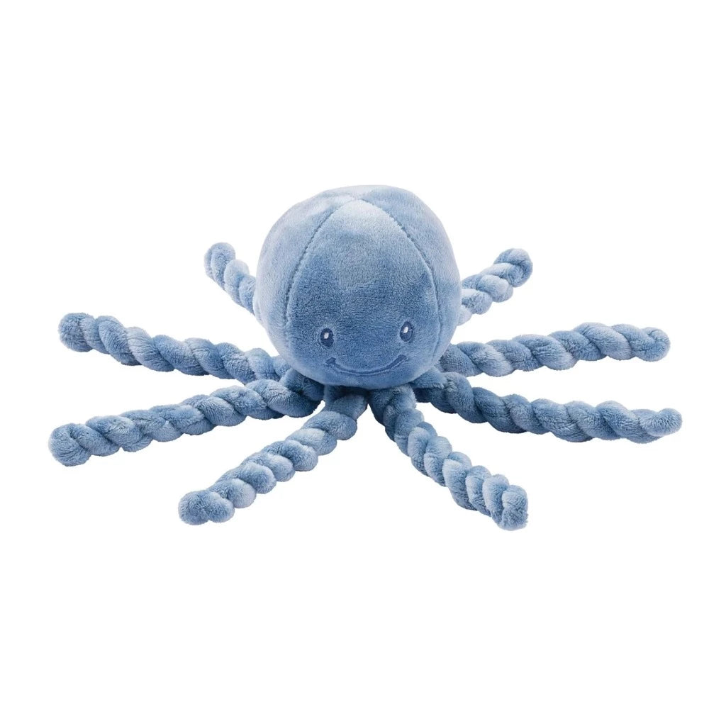 Blue Nattou Octopus Preemie Premature Baby Toy Newborn Soft Toy