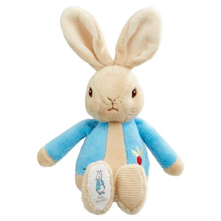 Peter rabbit bunny soft toy with a rattle