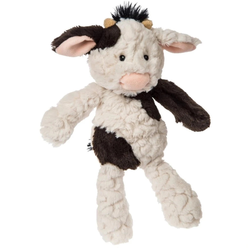 Soft black and white cow