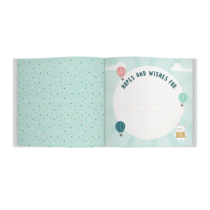 Hopes & Wishes For You Book, Baby or Toddler Book, Christening Gift