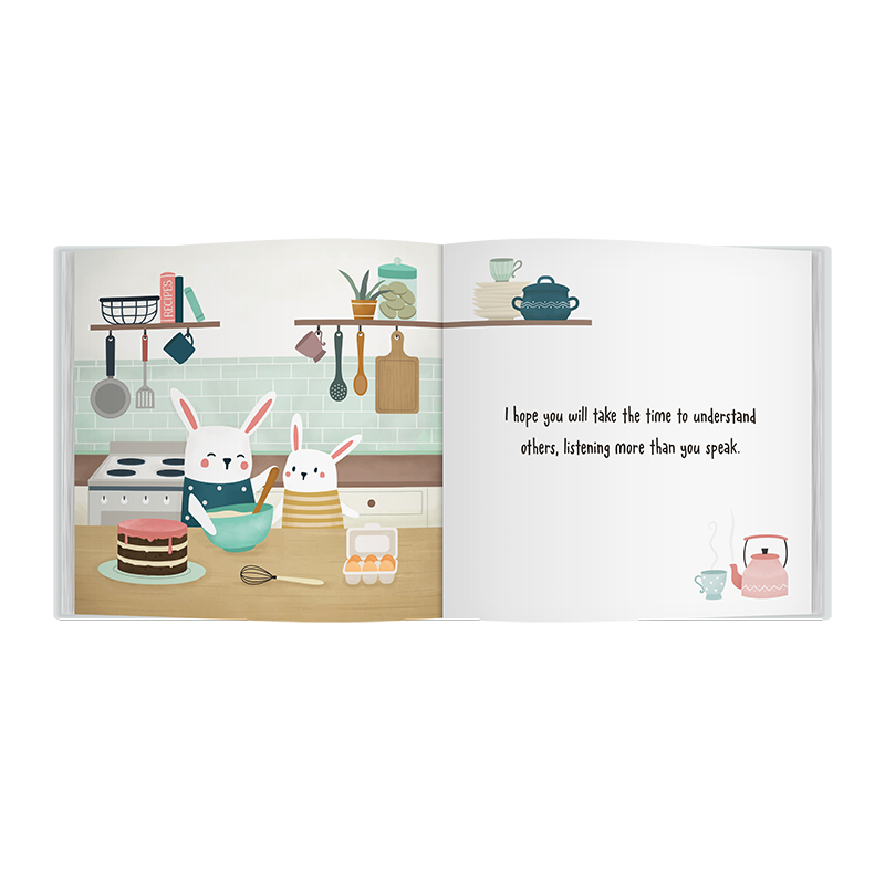 Hopes & Wishes For You Book, Baby or Toddler Book, Christening Gift