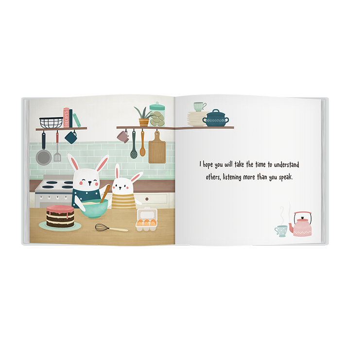 Hopes & Wishes For You Book, Baby or Toddler Book, Christening Gift