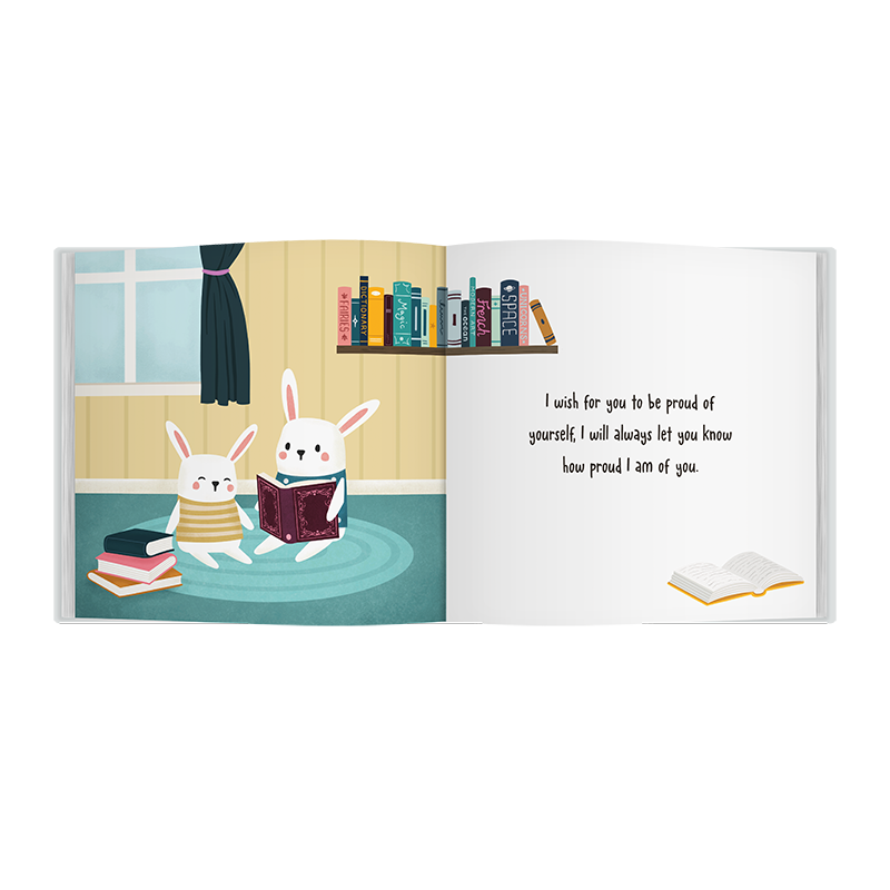 Hopes & Wishes For You Book, Baby or Toddler Book, Christening Gift