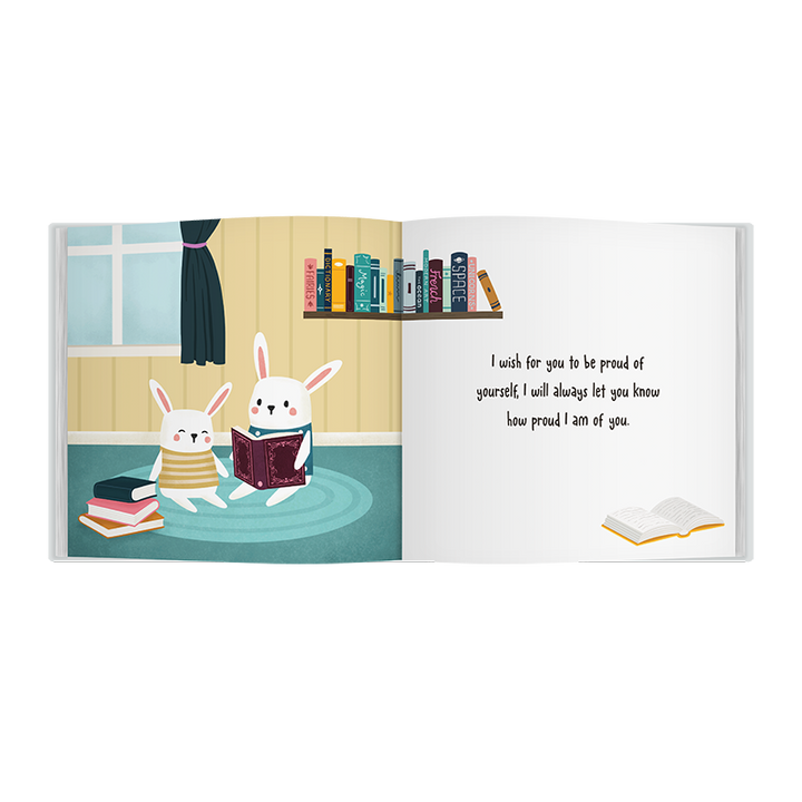 Hopes & Wishes For You Book, Baby or Toddler Book, Christening Gift