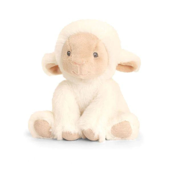 Keeleco Lullaby Lamb 14cm Soft Cuddly Baby Toy Roo And Little Boo