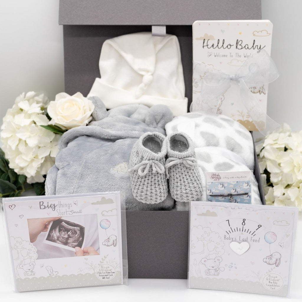 Neutral Baby Hamper Personalisable - Roo And Little Boo