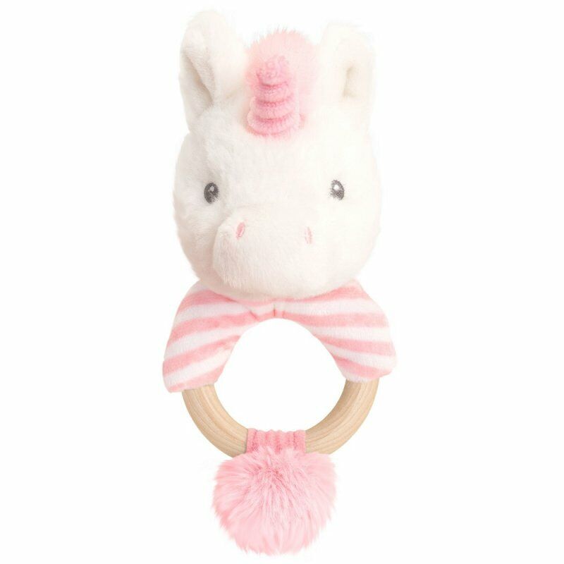 Twinkle Unicorn Ring Rattle, Soft Unicorn Baby Toy