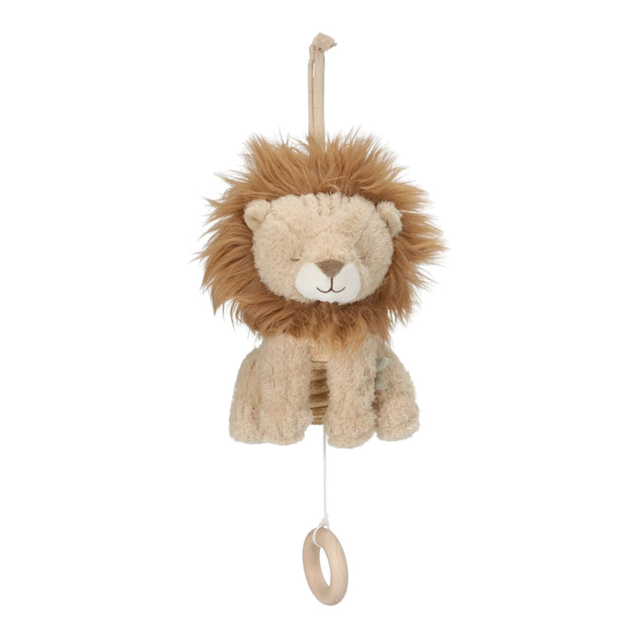plush lion musical baby toy