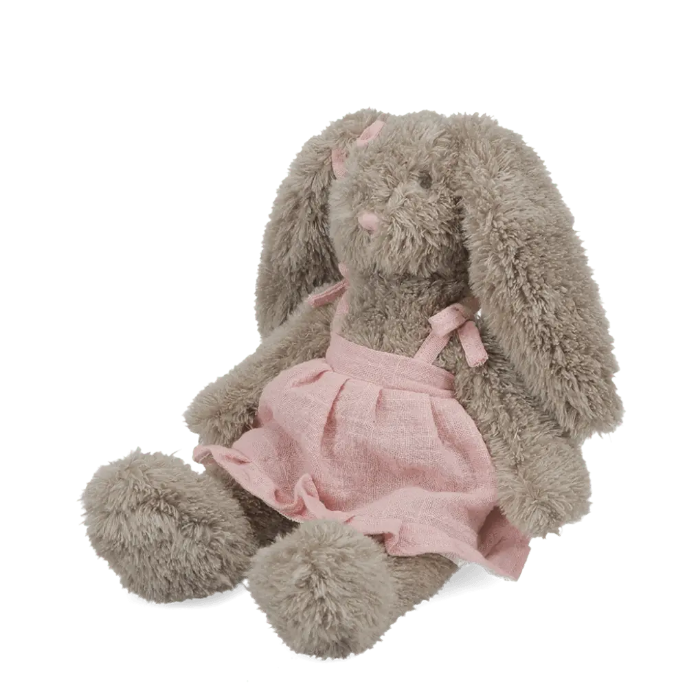Bunny Soft Toy In Pink Dress