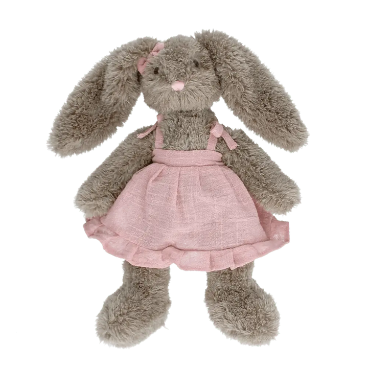 Bunny Soft Toy In Pink Dress