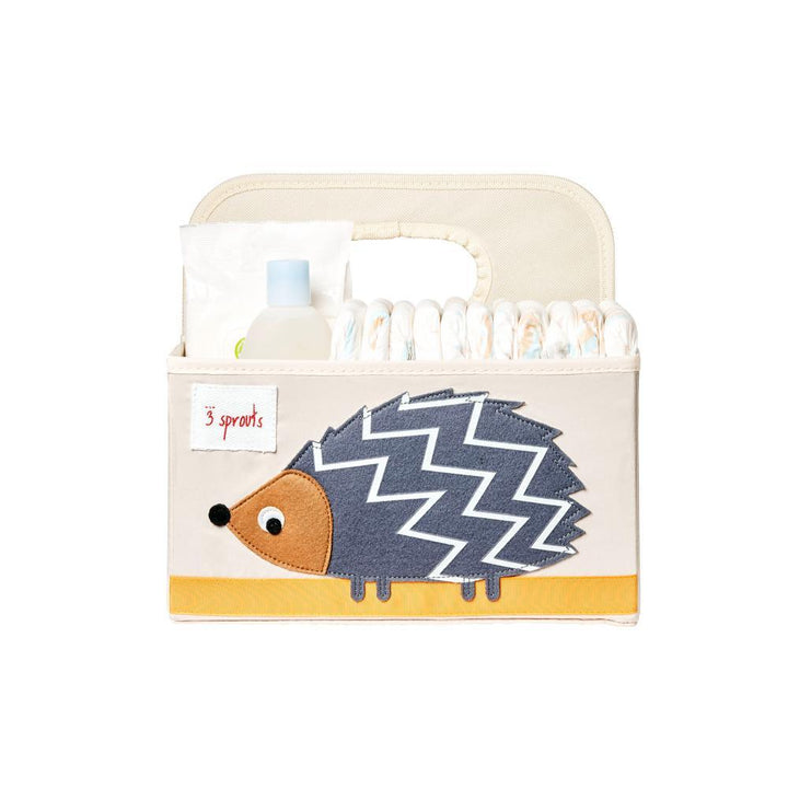hedgehog nappy caddy