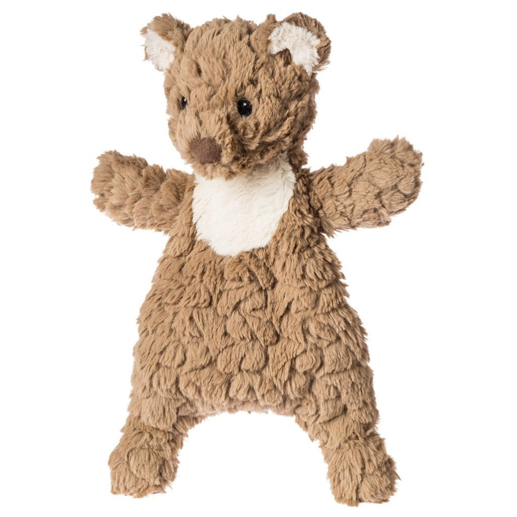 Soft brown teddy comforter soft toy 