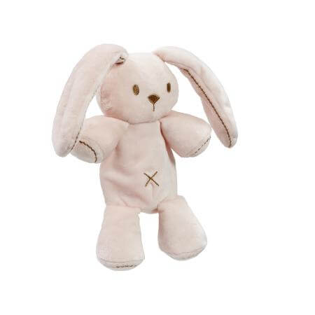pink crinkle bunny