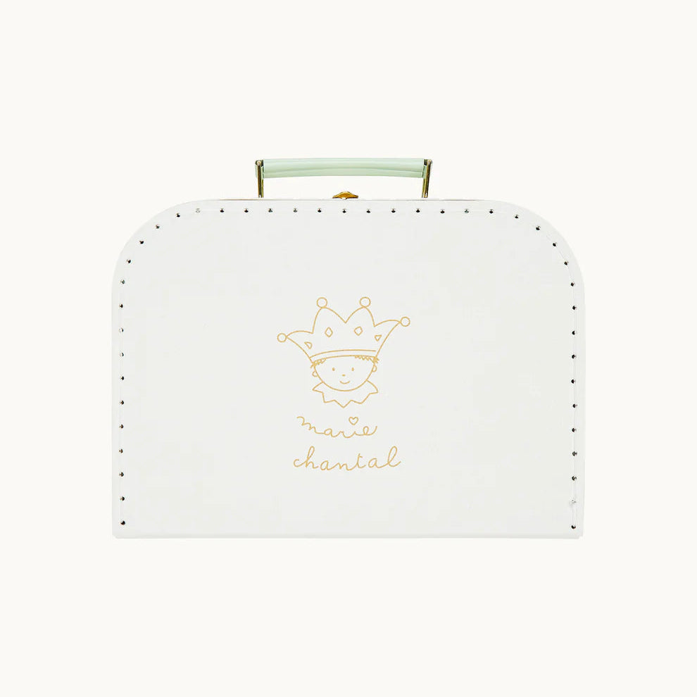 Luxury Baby Girl Hamper Suitcase With Luxury Baby Sleepsuit, Toiletries, Comforter And Slippers