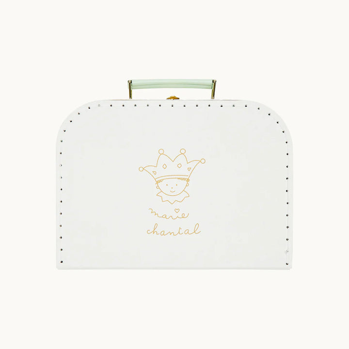 Luxury Baby Girl Hamper Suitcase With Luxury Baby Sleepsuit, Toiletries, Comforter And Slippers