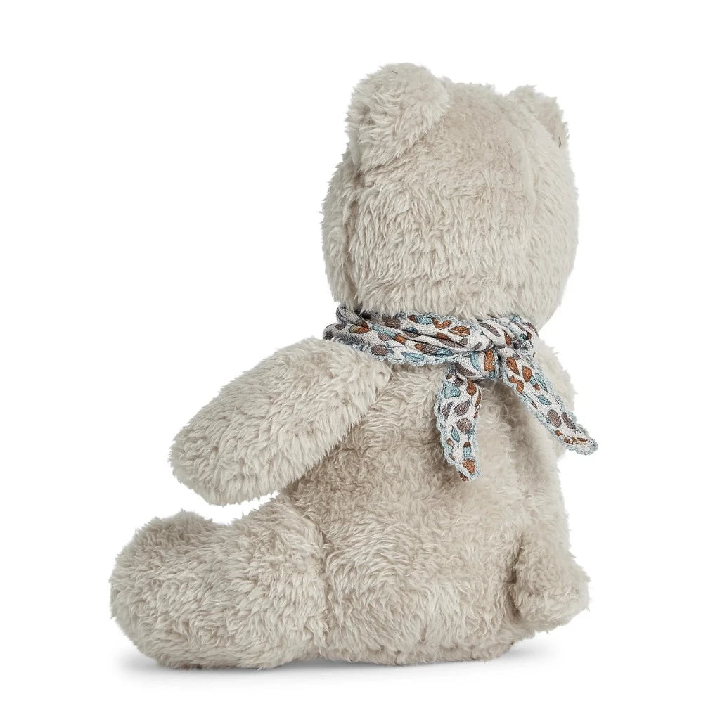 Cute cream soft teddy with neck scarf