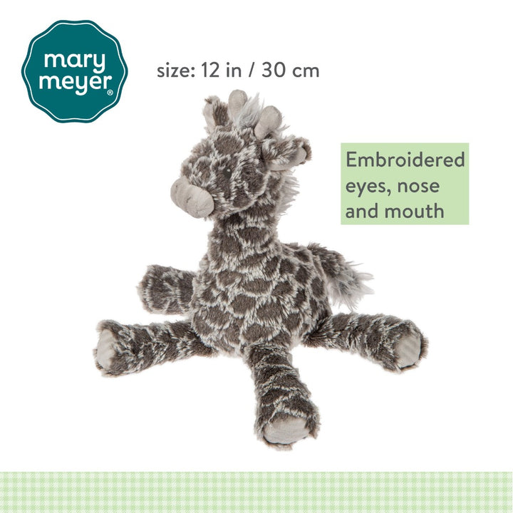 grey and white giraffe soft toy