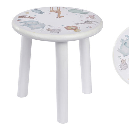 Nursery Stool With Animal Design, New Baby Gift, Sibling Gift