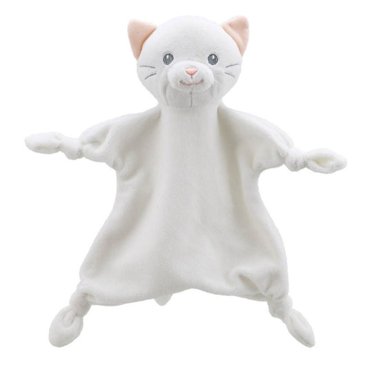 white eco friendly baby cat comforter