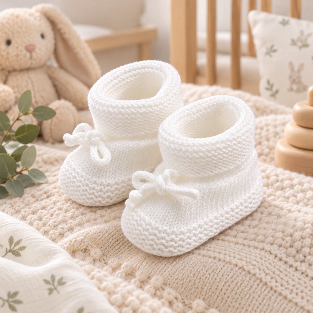 Luxury Neutral Baby Milestone Hamper with Personalised Dressing Gown