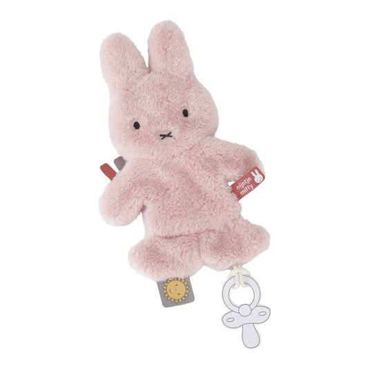 Pink fluffy Miffy comforter and dummycloth with taggie